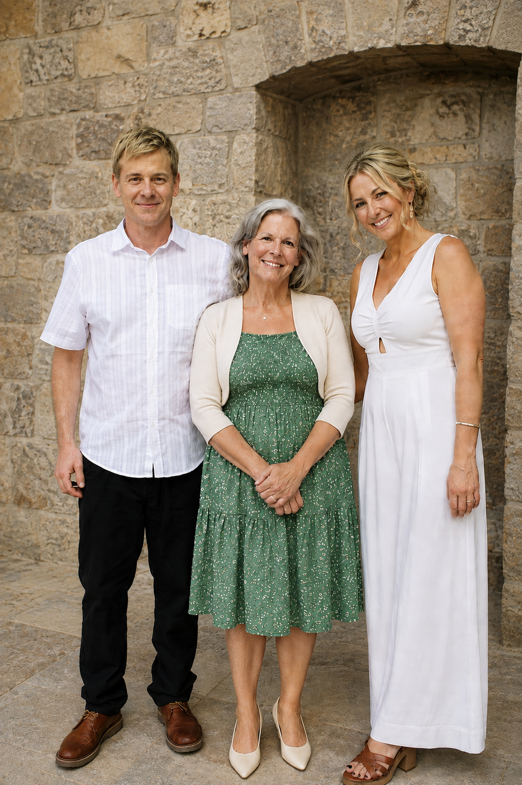 Couple on their wedding day